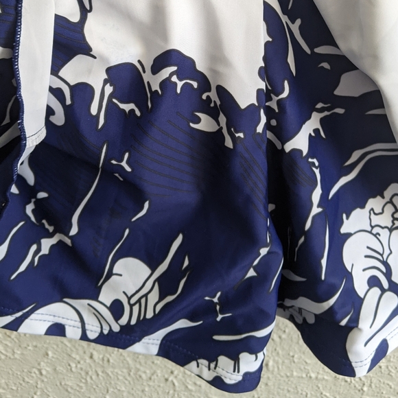 Unbranded Blue & White Ruffle Swim Dress - Picture 6 of 7